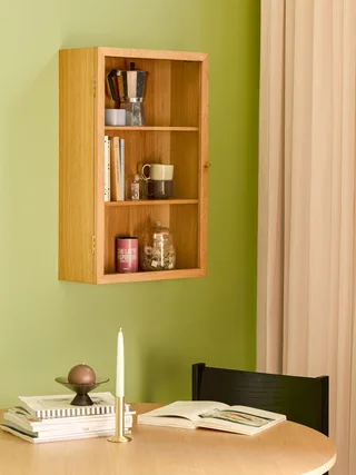 Panorama Wall Cupboard Natural by Hübsch – interior photo 1 of 5