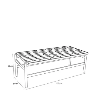 Motif Coffee Table Multicolour by Hübsch – product photo 2 of 4