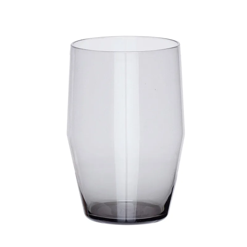 Lunar Drinking Glass Grey by Hübsch – product photo