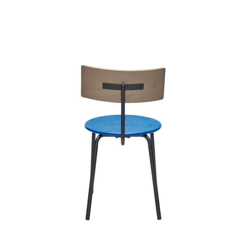 Koi Dining Chair Blue/Brown/Black de Hübsch – photo du produit 3 sur 9