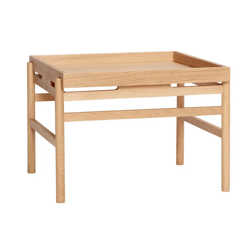 Cube Coffee Table Natural von Hübsch – Produktfoto