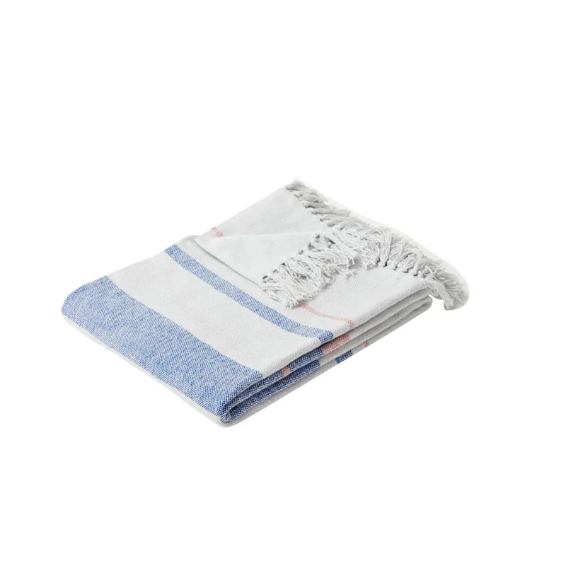 Shell Plaid Blue/White van Hübsch – productfoto