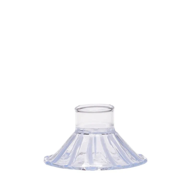 Heir Candleholder Light blue van Hübsch – productfoto 4 van 4
