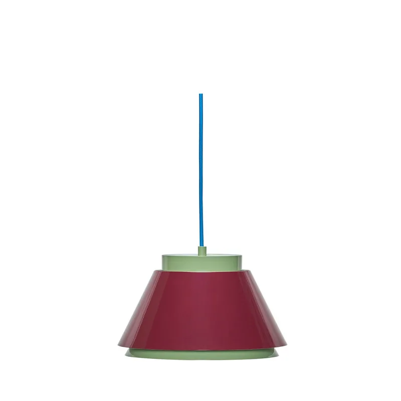 Remi Pendant Green/Red van Hübsch – productfoto 3 van 3