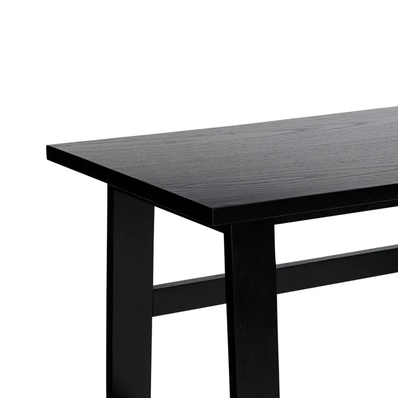 Poke Desk Black by Hübsch – product photo 2 of 5