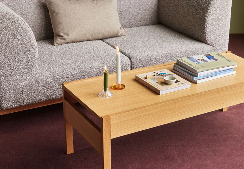 Forma Coffee Table Natural von Hübsch – Ambientefoto 3 von 5