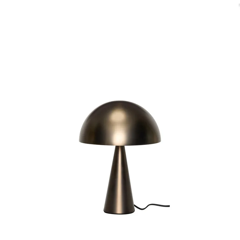 Mush Table Lamp Mini Burnished brass van Hübsch – productfoto 2 van 2