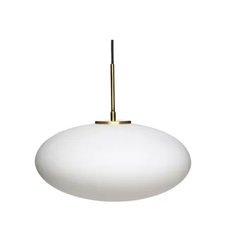 Muse Pendant Ellipse White by Hübsch – product photo 8 of 8