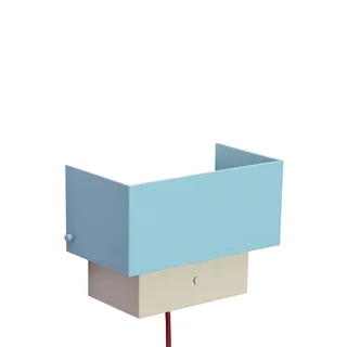 Arte Wall Lamp Blue/Sand by Hübsch – product photo 2 of 4