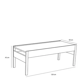 Forma Coffee Table Natural von Hübsch – Produktfoto 2 von 5