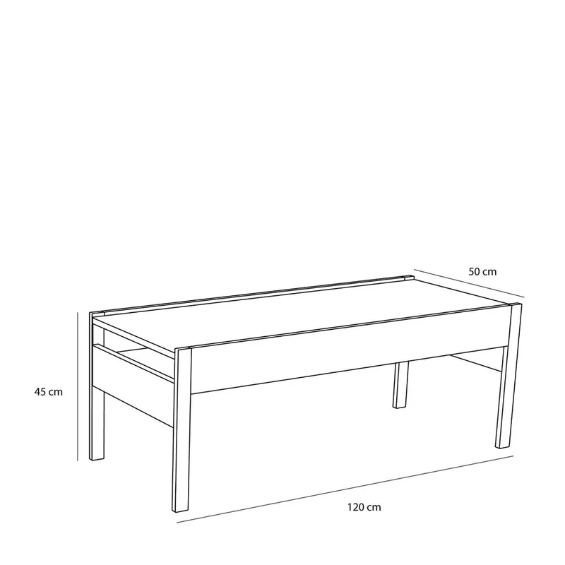 Forma Coffee Table Natural von Hübsch – Produktfoto 2 von 5