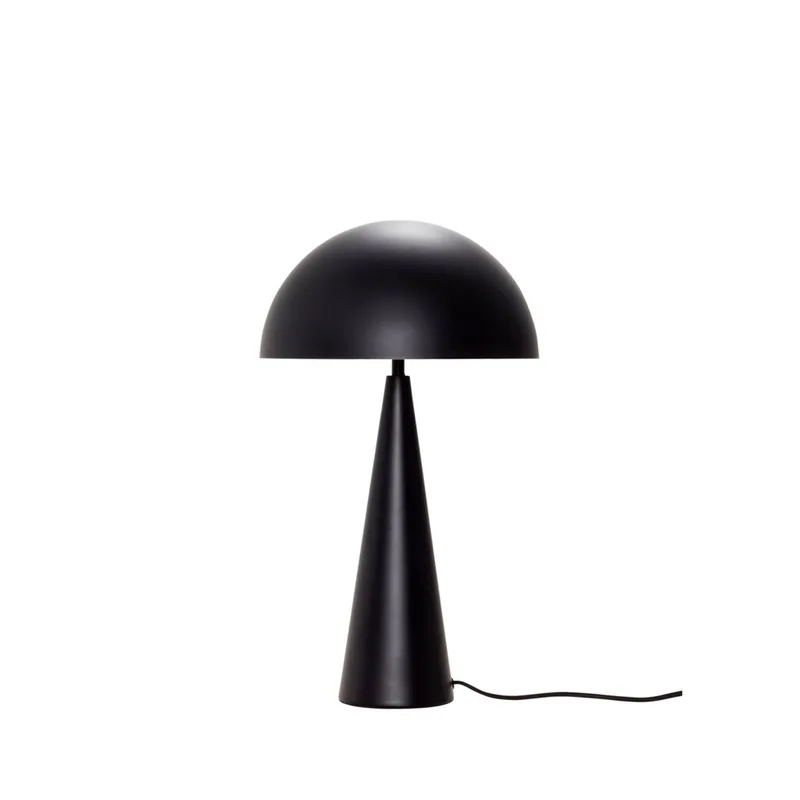 Mush Table Lamp Tall Black de Hübsch – photo du produit