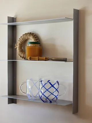 Acier Shelf Small Nickel by Hübsch – interior photo 4 of 5