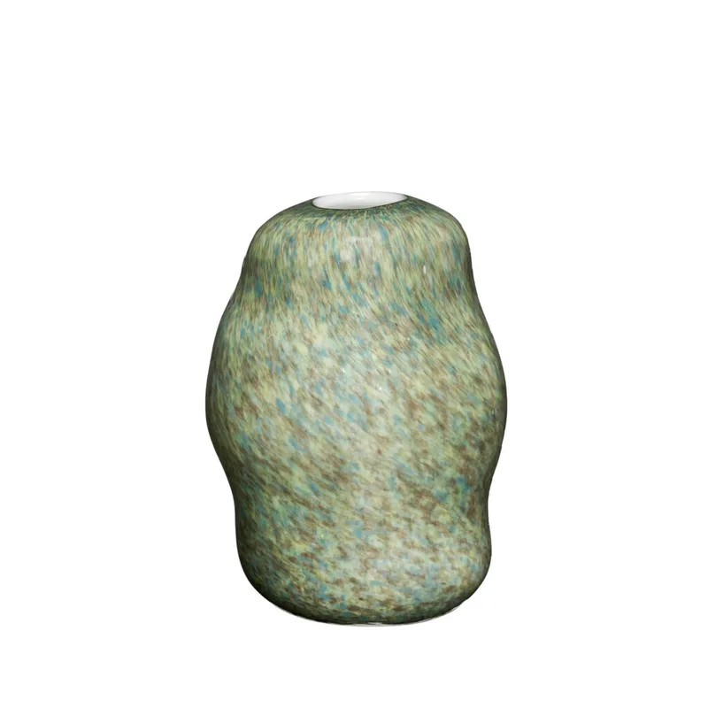 Miro Vase Green by Hübsch – product photo
