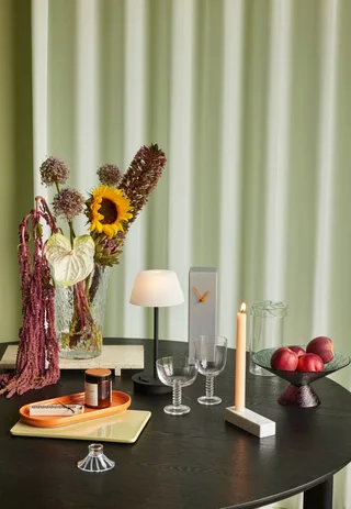 Brick Candleholder White by Hübsch – interior photo 3 of 4