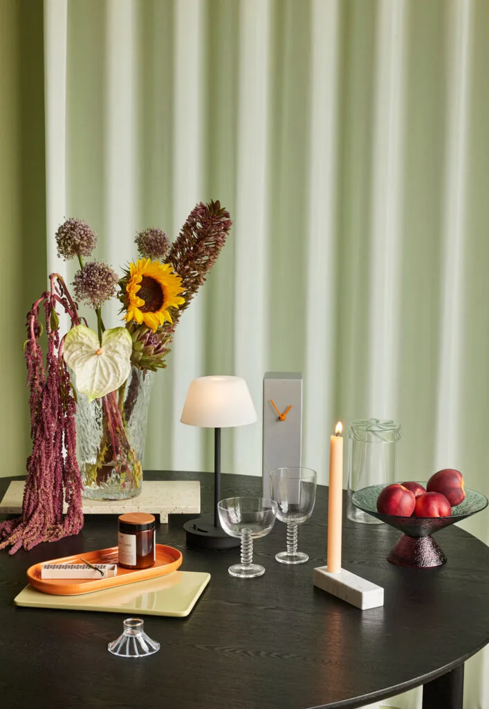 Brick Candleholder White by Hübsch – interior photo 3 of 4