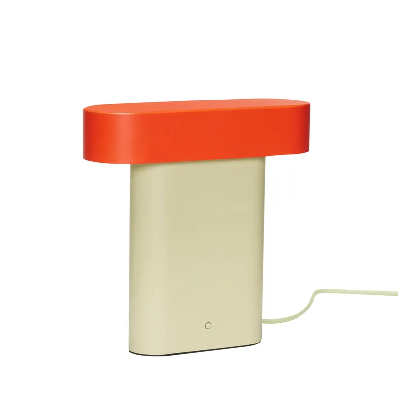 Sleek Table Lamp Green/Red by Hübsch – product photo 5 of 5