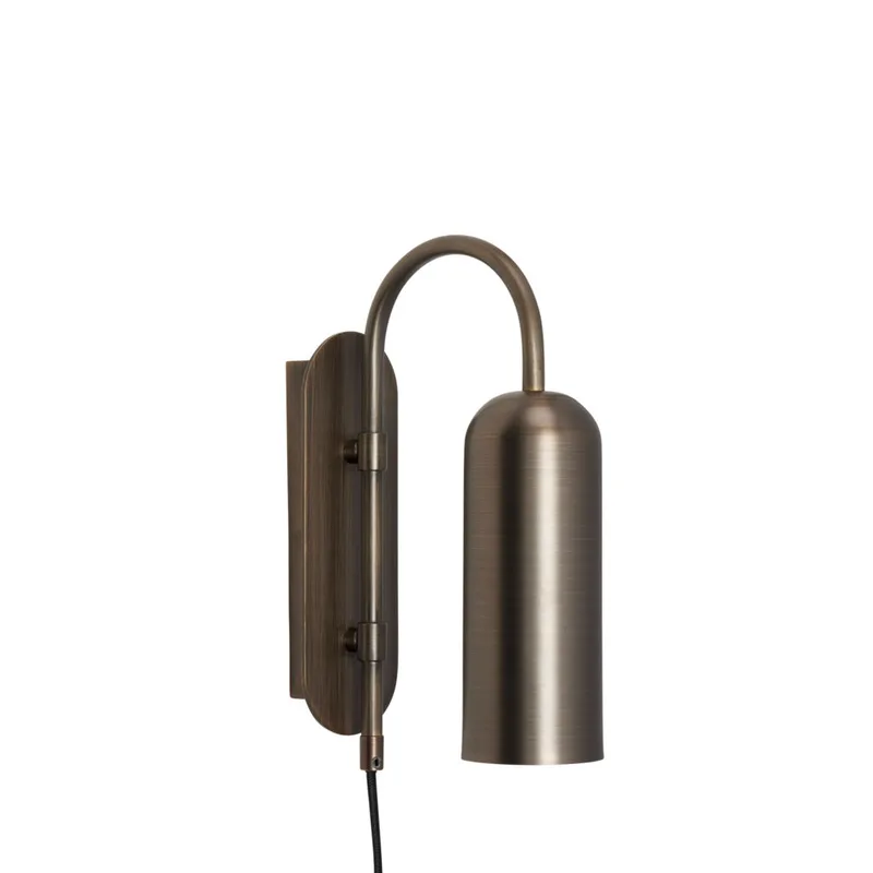 Zenith Wall Lamp Burnished brass van Hübsch – productfoto