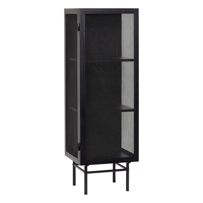Edge Cabinet Single Black by Hübsch – product photo
