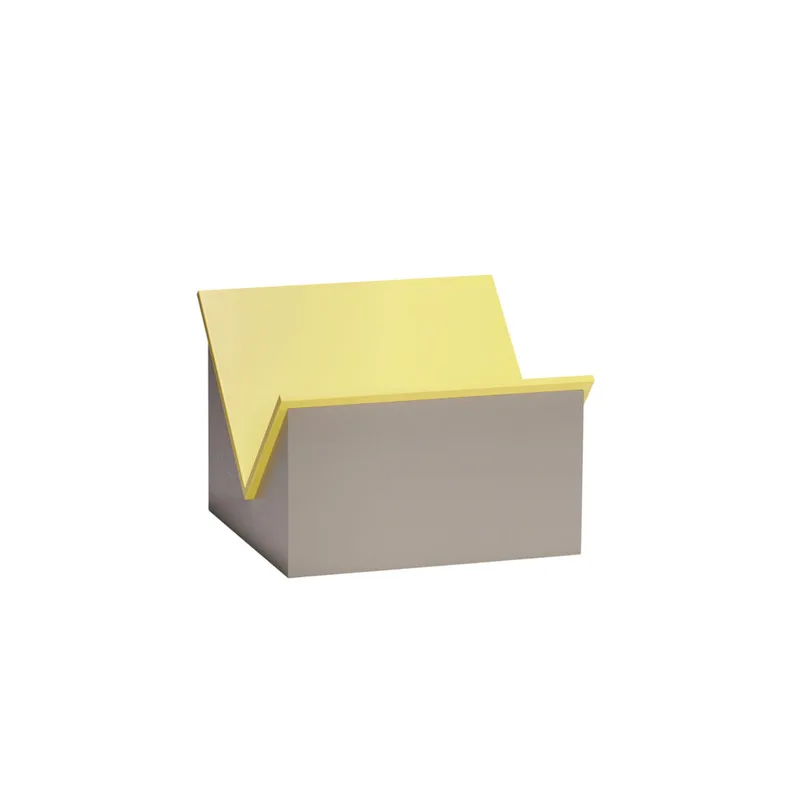 Tick Magazine Holder Sand/Yellow by Hübsch – product photo 1 of 5