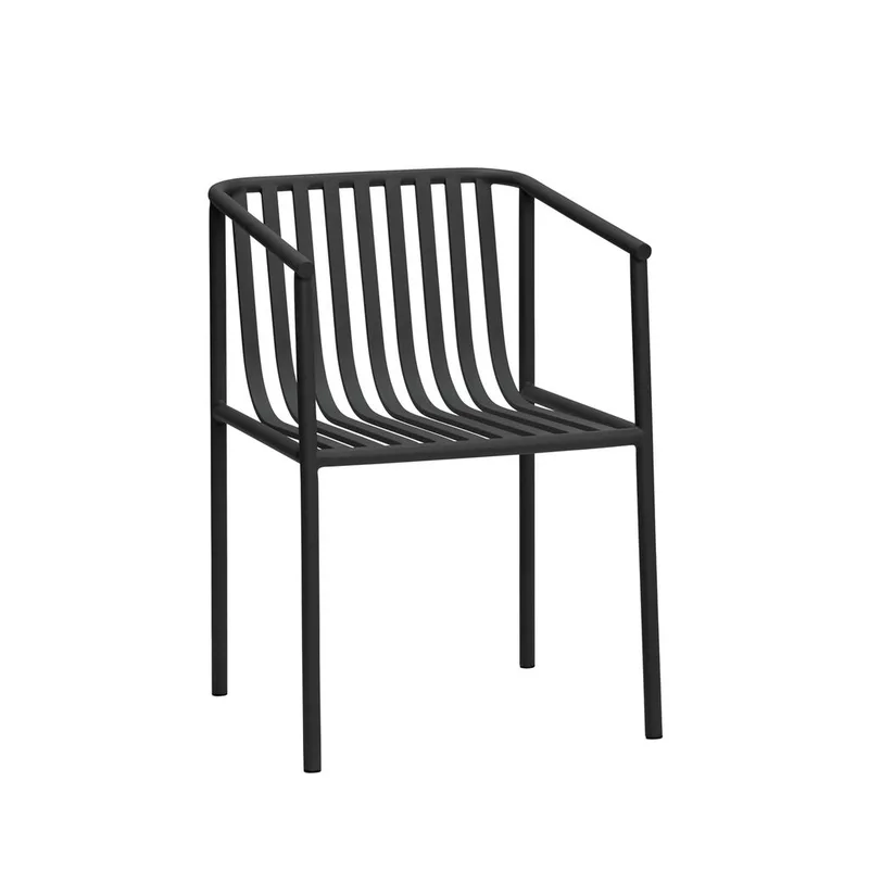 Villa Chair Black von Hübsch – Produktfoto