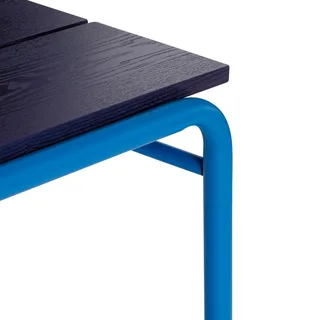 Koi Bench Blue/Dark blue by Hübsch – interior photo 2 of 6