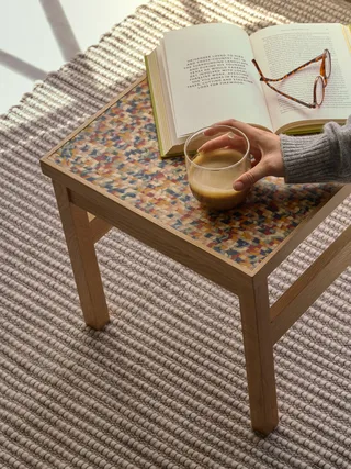 Confetti Side Table Multicolour by Hübsch – interior photo 3 of 5