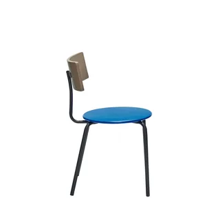 Koi Dining Chair Blue/Brown/Black de Hübsch – photo du produit 2 sur 9