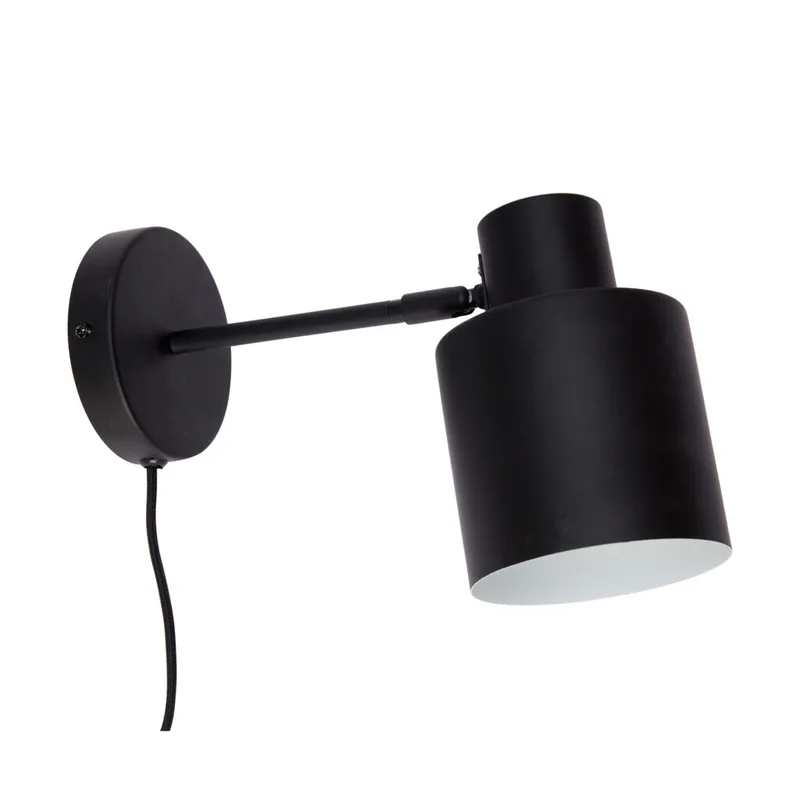 Fuse Wall Lamp Black van Hübsch – productfoto 2 van 2