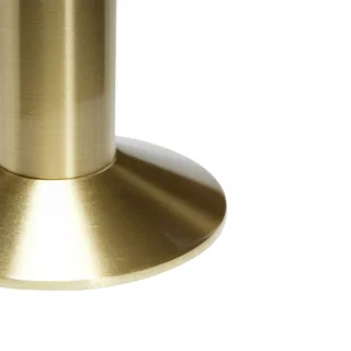 Sleek Candleholder Brass von Hübsch – Ambientefoto 1 von 7