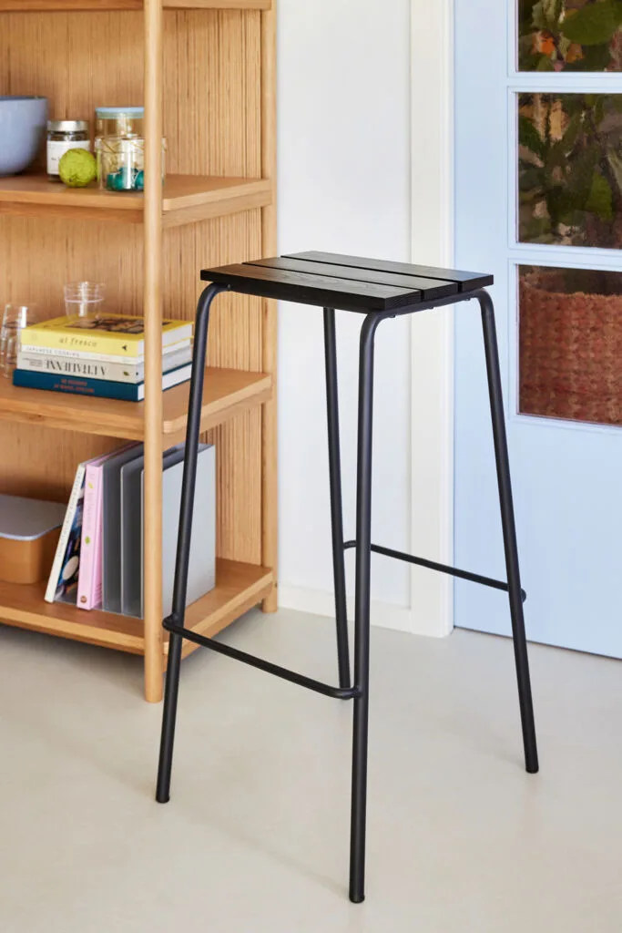 Stilt Bar Stool Black by Hübsch – interior photo 3 of 5