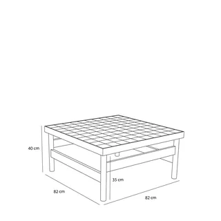 Skak Coffee Table Oak von Hübsch – Produktfoto 2 von 6