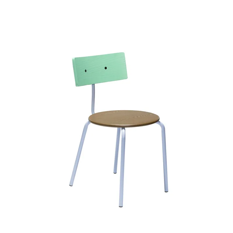 Koi Dining Chair Brown/Green/Purple by Hübsch – product photo 10 of 10