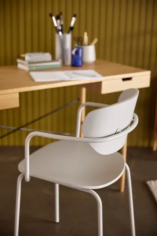 Arch Dining Chair Light grey by Hübsch – interior photo 6 of 8