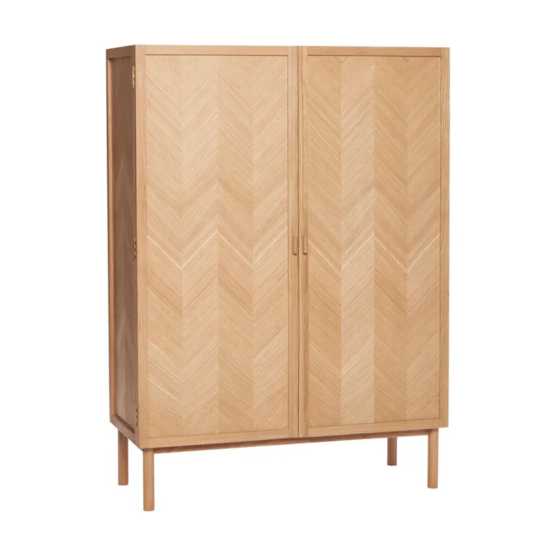 Herringbone Wardrobe Medium Natural de Hübsch – photo du produit