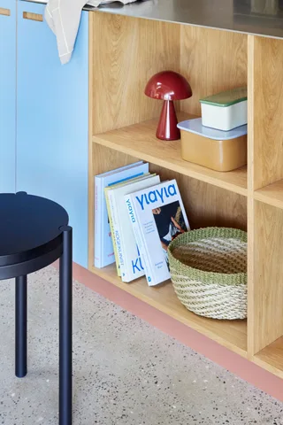 Mush Portable Lamp Red de Hübsch – photo d’ambiance 5 sur 7