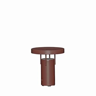 BringMe Portable Lamp Mini Metallic Burgundy van Hübsch – productfoto 3 van 3