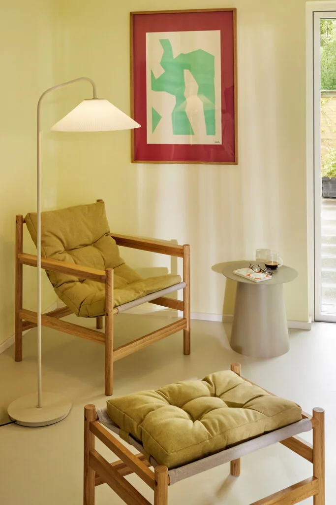 Solid Floor Lamp Sand by Hübsch – interior photo 2 of 7