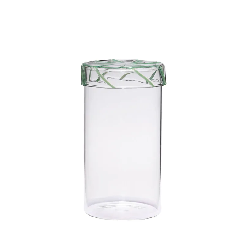 Heir Storage Jar Tall Green by Hübsch – product photo 4 of 4