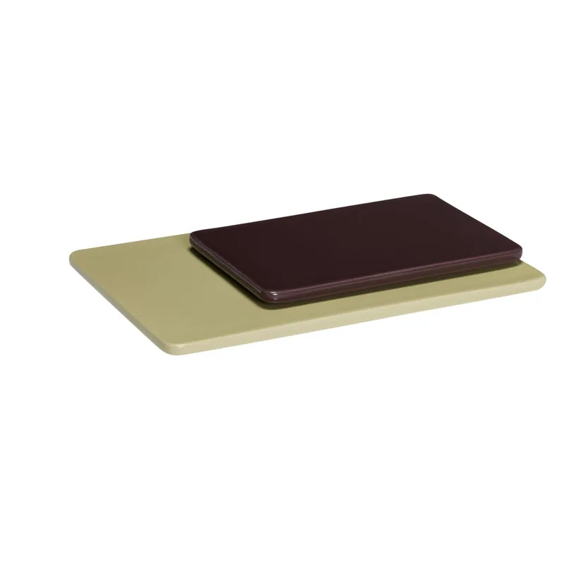 Amare Trivets Large Light green/Maroon (set of 2) von Hübsch – Produktfoto 1 von 7