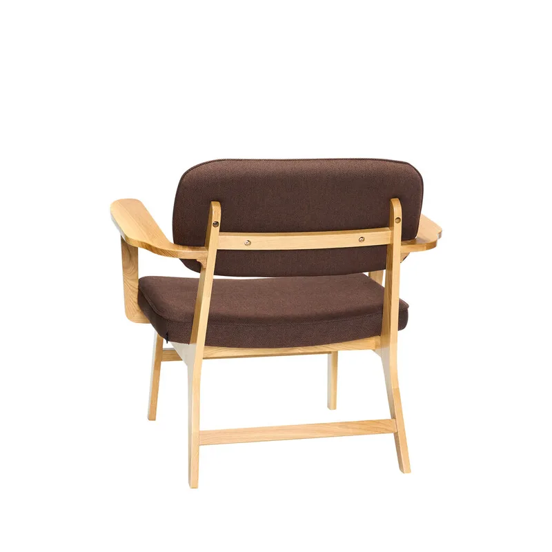 Haze Lounge Chair Dark Brown de Hübsch – photo du produit 3 sur 7