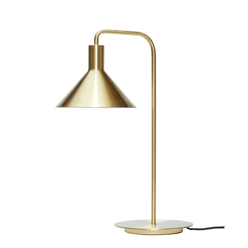Solo Table Lamp Brass by Hübsch – product photo 2 of 2
