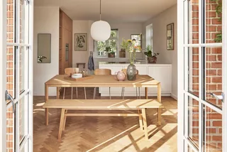 Ground Dining Table Square Natural by Hübsch – interior photo 1 of 4
