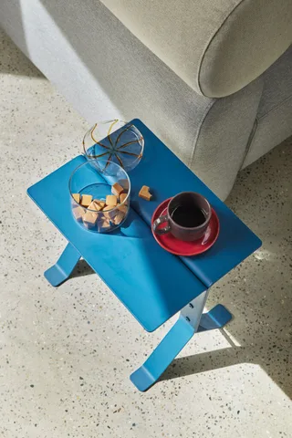 Fold Side Table Petrol by Hübsch – interior photo 3 of 9