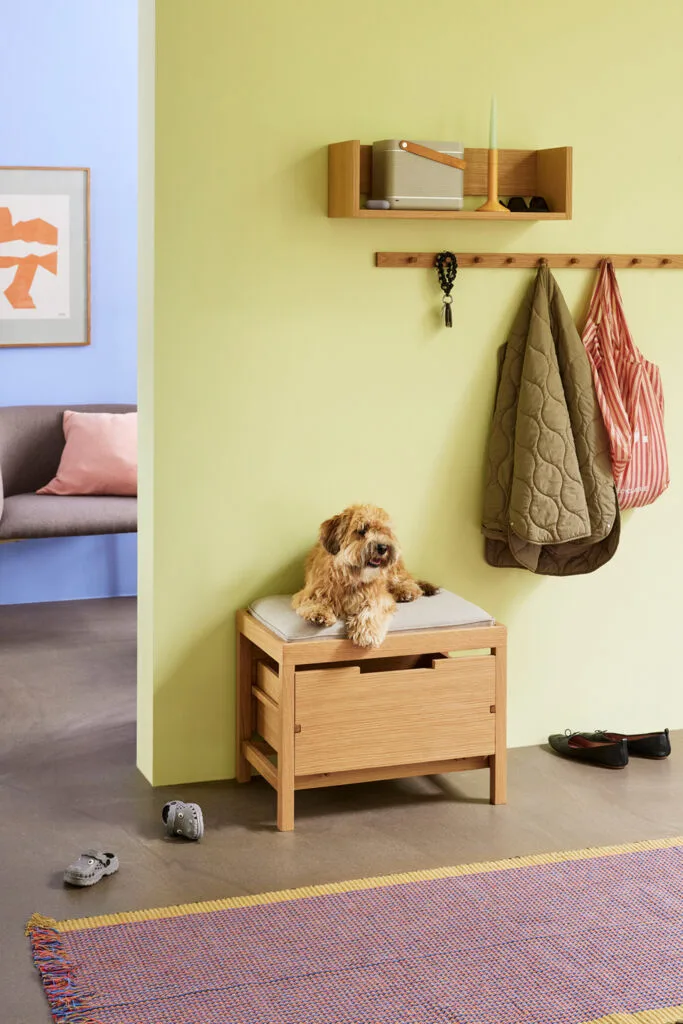 Cosplay Coatrack L100 cm Natural van Hübsch – sfeerfoto 1 van 3