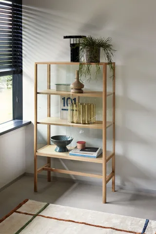 Museum Display Cabinet Natural by Hübsch – interior photo 4 of 5