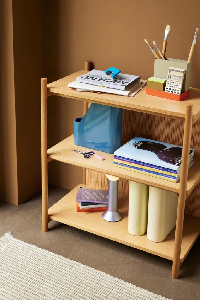 Heritage Shelf Unit Small Natural van Hübsch – sfeerfoto 4 van 6