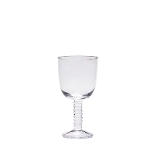 Clink White Wine Glass Clear van Hübsch – productfoto 4 van 4