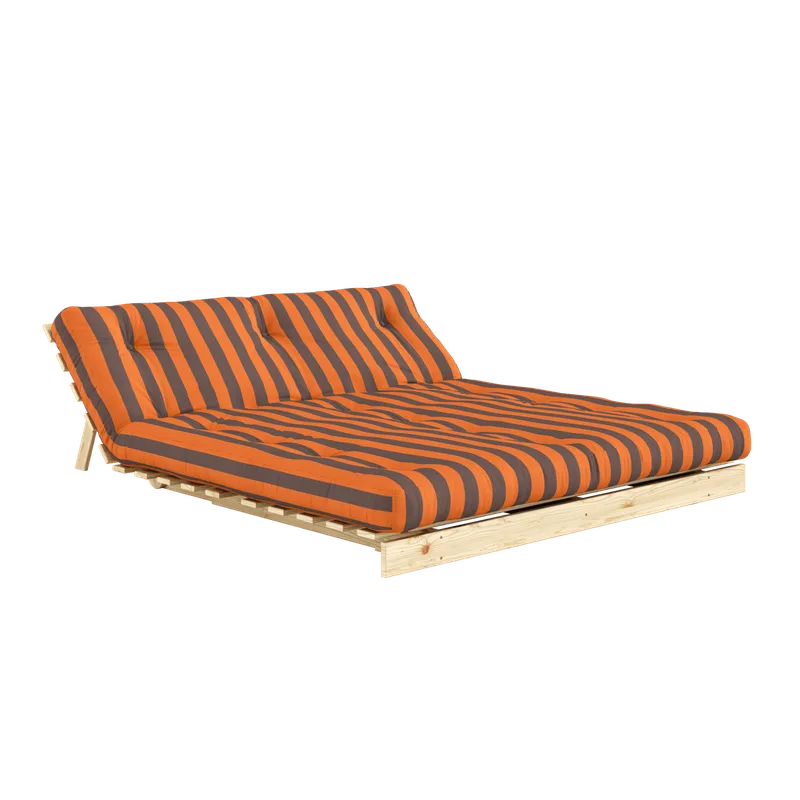 ROOTS RAW 160 X 200 W. ROOTS MATTRESS ORANGE-BROWN van Karup Design – productfoto 2 van 11