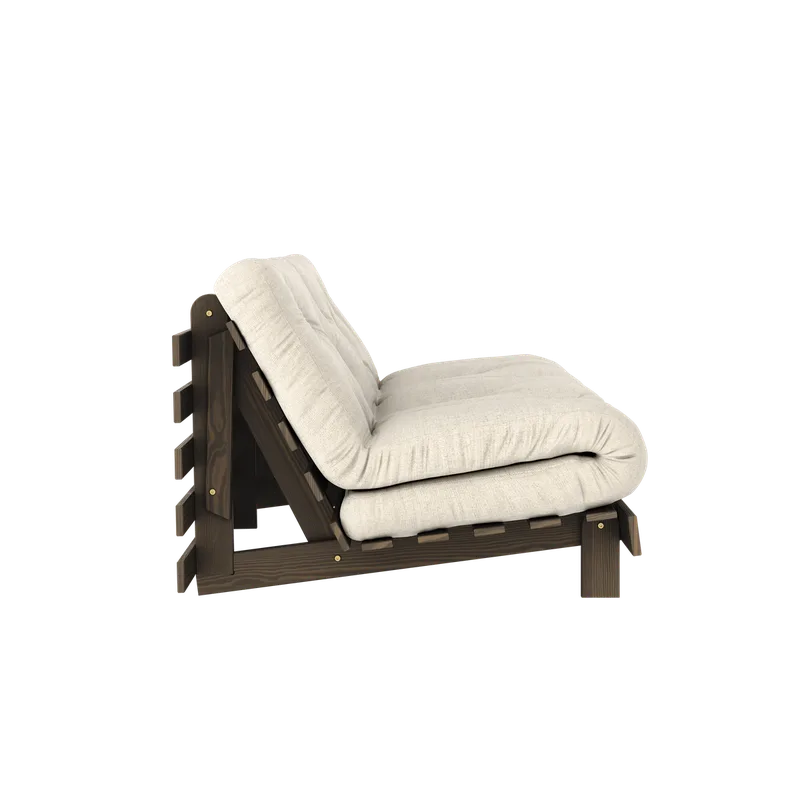 ROOTS CAROB BROWN 160 X 200 W. ROOTS MATTRESS LINEN van Karup Design – productfoto 3 van 9